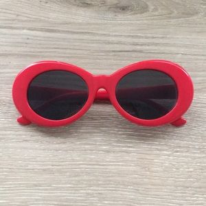 Red glasses